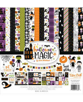 Echo Park Halloween Magic 12x12 Inch Collection Kit (HMA249016) (OUTLET)
