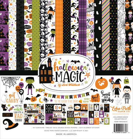 Echo Park Halloween Magic 12x12 Inch Collection Kit (HMA249016) (OUTLET)