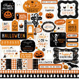 Echo Park Halloween Party 12x12 Inch Element Sticker (HP250014) (OUTLET)