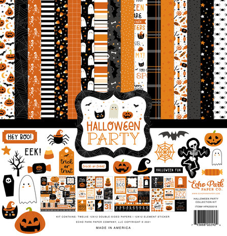 Echo Park Halloween Party 12x12 Inch Collection Kit (HP250016) (OUTLET)