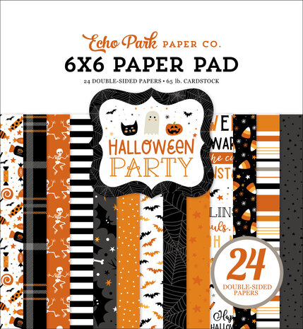 Echo Park Halloween Party 6x6 Inch Paper Pad (HP250023) (OUTLET)