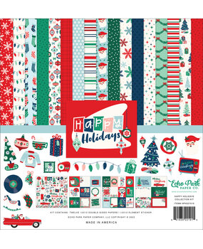 Echo Park Happy Holidays 12x12 Inch Collection Kit (HPH327016) (OUTLET)