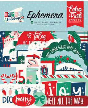 Echo Park Happy Holidays Ephemera (HPH327024) (OUTLET)