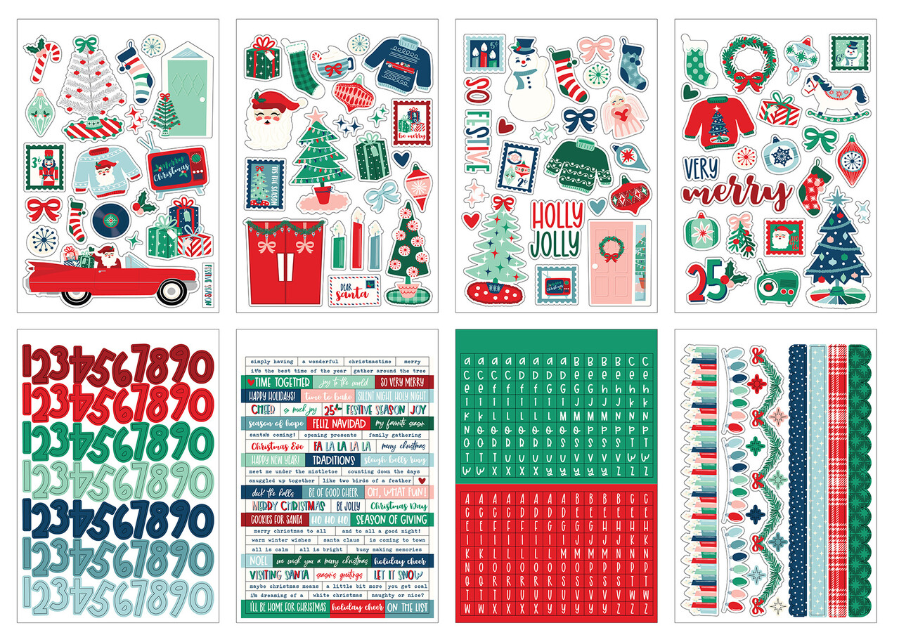 Echo Park Happy Holidays Sticker Book (HPH327029) (OUTLET)