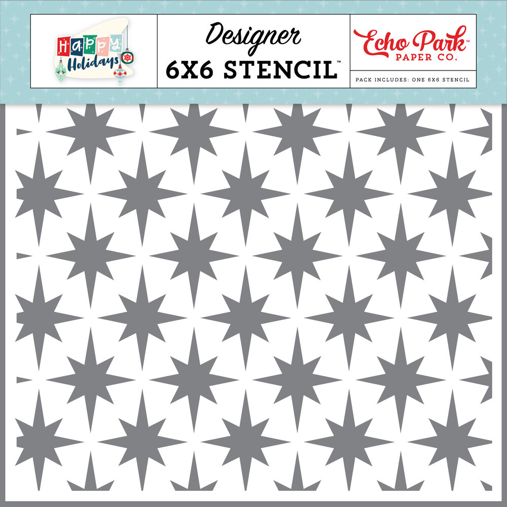 Echo Park Just Believe Stars Stencil (HPH327034) (OUTLET)