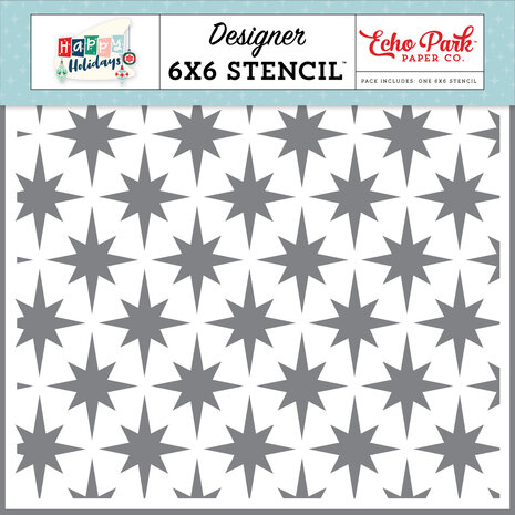 Echo Park Just Believe Stars Stencil (HPH327034) (OUTLET)