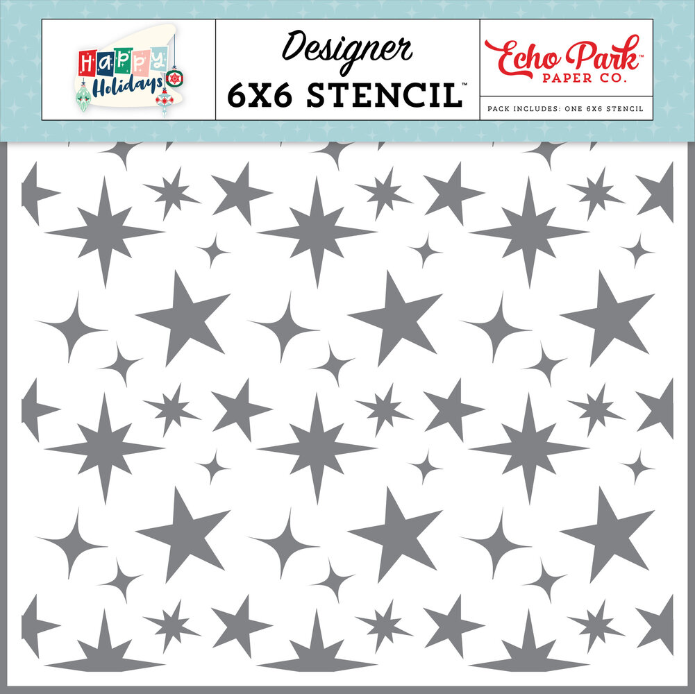 Echo Park What Fun Stars Stencil (HPH327035) (OUTLET)