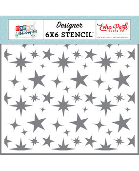 Echo Park What Fun Stars Stencil (HPH327035) (OUTLET)