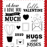 Echo Park Hello Valentine Clear Stamps (HV261040) (OUTLET)