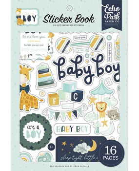 Echo Park It's A Boy Sticker Book (IAB278029) (OUTLET)