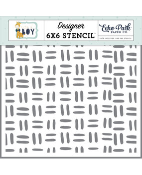 Echo Park Stitched Pattern Stencil (IAB278034) (OUTLET)