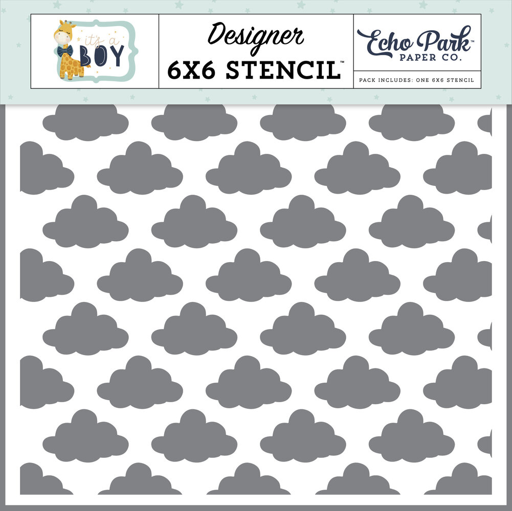 Echo Park Bedtime Stencil (IAB278035) (OUTLET)