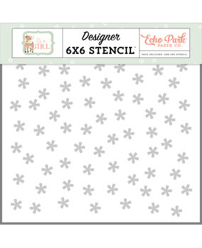 Echo Park Simply Sweet Floral Stencil (IAG277033) (OUTLET)