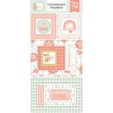Echo Park It's A Girl Chipboard Frames (IAG277065) (OUTLET)