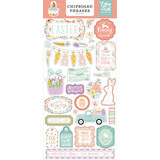 Echo Park It's Easter Time Chipboard Phrases (IET300022) (OUTLET)