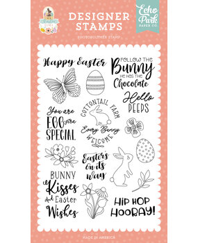 Echo Park Hello Peeps Designer Stamps (IET300044) (OUTLET)