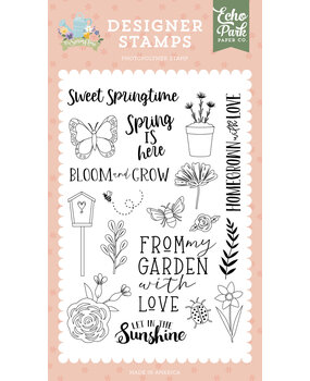 Echo Park Let In The Sunshine Designer Stamps (IST299045) (OUTLET)
