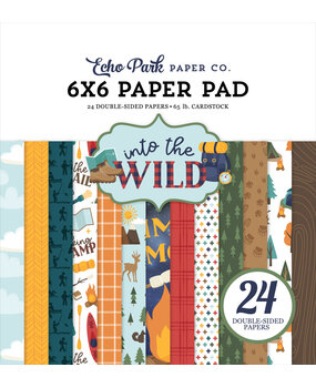 Echo Park Into The Wild 6x6 Inch Paper Pad (ITW375023) (OUTLET)