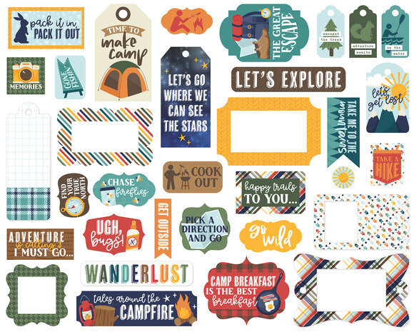 Echo Park Into The Wild Frames & Tags (ITW375025) (OUTLET)