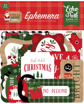 Echo Park Jingle All The Way Ephemera (JIN252024) (OUTLET)