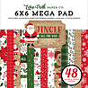 Echo Park Jingle All The Way 6x6 Inch Cardmakers Mega Pad (JIN252031) (OUTLET)