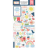 Echo Park Little Dreamer Girl Chipboard Accents (LD237021) (OUTLET)