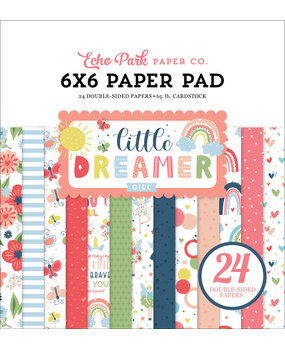 Echo Park Little Dreamer Girl 6x6 Inch Paper Pad (LD237023) (OUTLET)