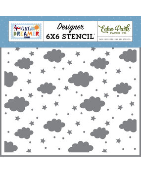 Echo Park Take Flight 6x6 Inch Stencil (LDB238034) (OUTLET)