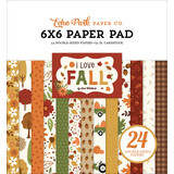 Echo Park I Love Fall 6x6 Inch Paper Pad (LFA225023) (OUTLET)