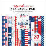 Echo Park Let Freedom Ring 6x6 Inch Paper Pad (LFR275023) (OUTLET)