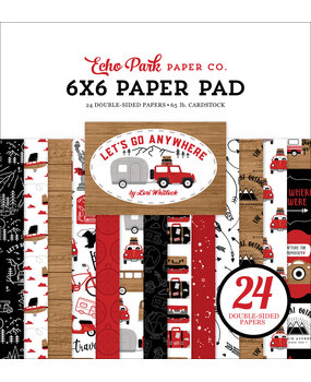 Echo Park Let's Go Anywhere 6x6 Inch Paper Pad (LGA242023) (OUTLET)