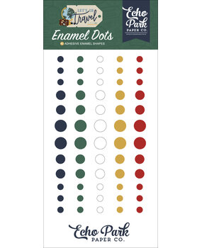 Echo Park Let's Go Travel Enamel Dots (LGT310028) (OUTLET)