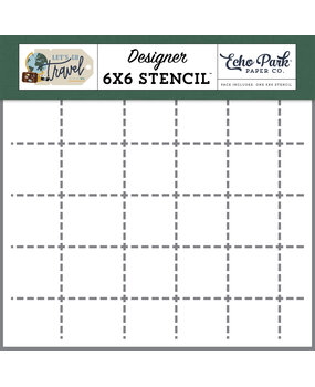 Echo Park Route Lines Stencil (LGT310034) (OUTLET)