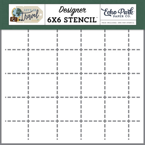 Echo Park Route Lines Stencil (LGT310034) (OUTLET)