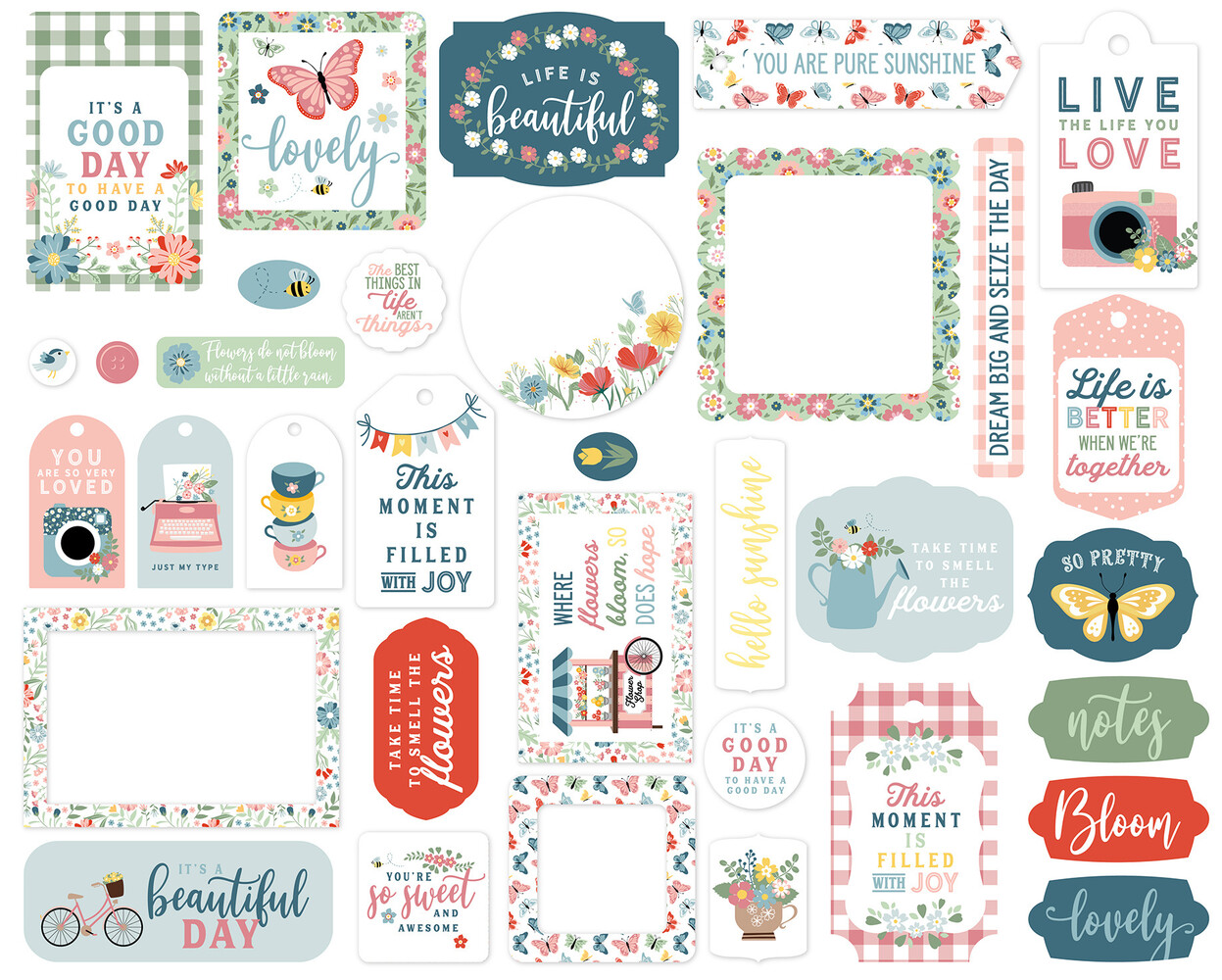 Echo Park Life Is Beautiful Frames & Tags (LIB309025) (OUTLET)