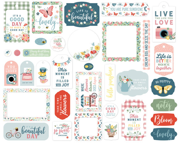 Echo Park Life Is Beautiful Frames & Tags (LIB309025) (OUTLET)