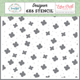 Echo Park Smell The Flowers Stencil (LIB309033) (OUTLET)