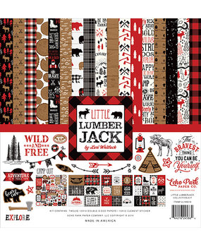 Echo Park Little Lumberjack 12x12 Inch Collection Kit (LL195016) (OUTLET)