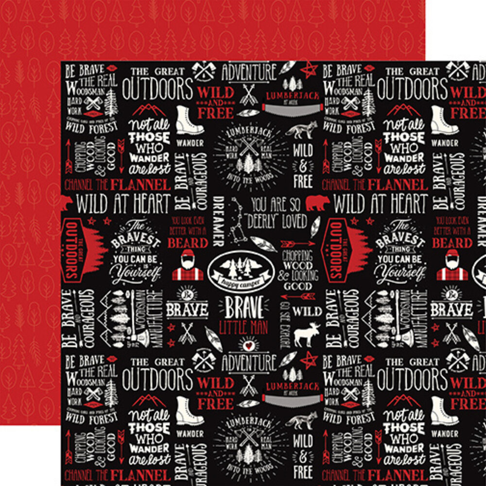 Echo Park Little Lumberjack 12x12 Inch Collection Kit (LL195016) (OUTLET)