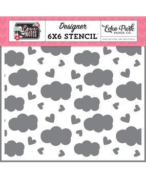 Echo Park Love Is In The Air Stencil (LN344033) (OUTLET)
