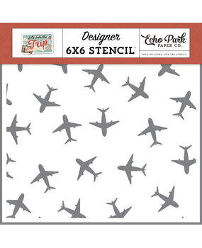 Echo Park Let's Fly Away Stencil (LTT364033) (OUTLET)