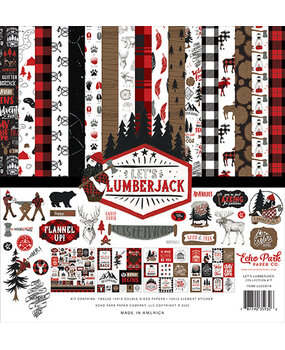Echo Park Let's Lumberjack 12x12 Inch Collection Kit (LU225016) (OUTLET)