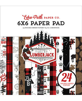 Echo Park Let's Lumberjack 6x6 Inch Paper Pad (LU225023) (OUTLET)