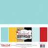 Echo Park Magical Birthday Boy 12x12 Inch Coordinating Solids Paper Pack (MBB232015) (OUTLET)