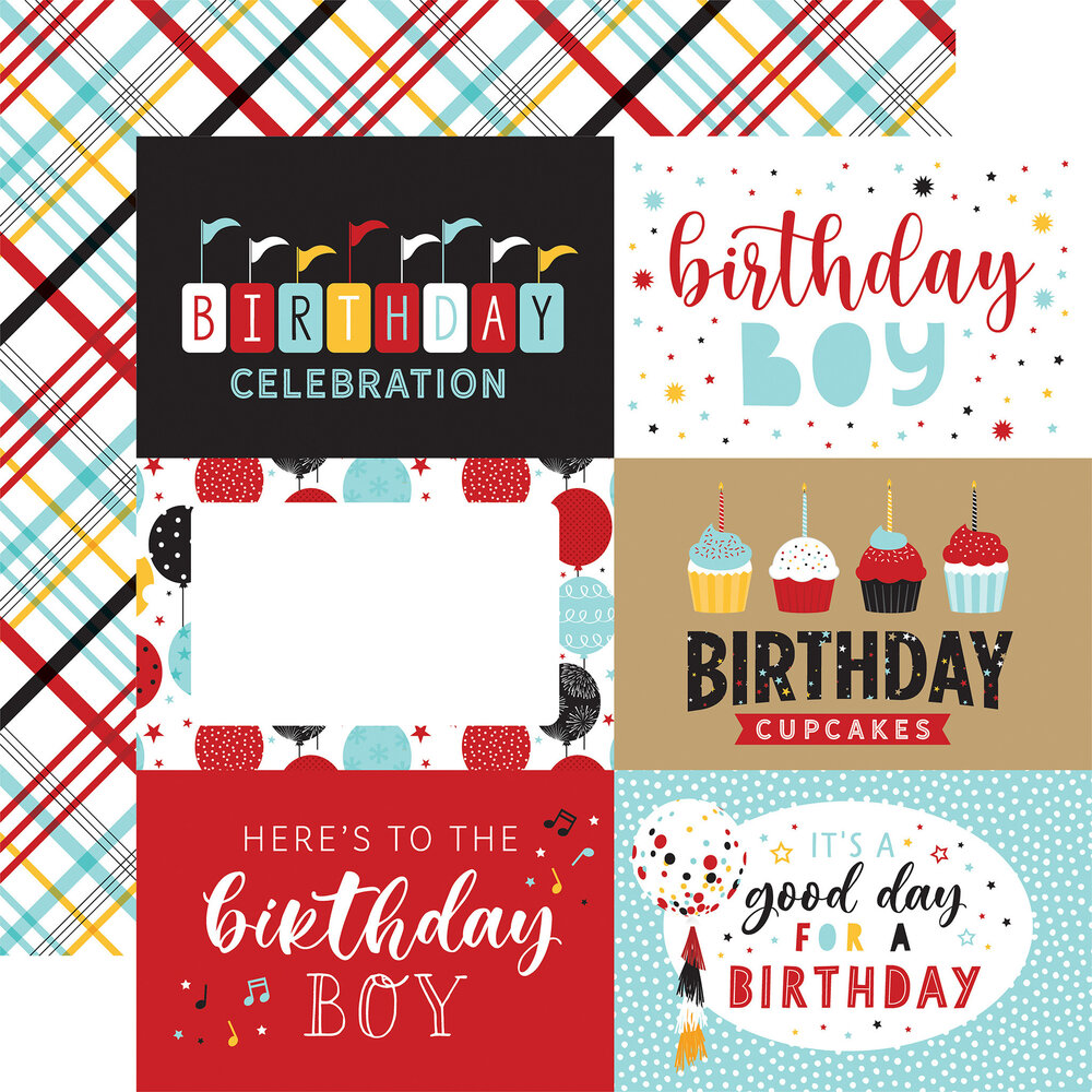 Echo Park Magical Birthday Boy 12X12 Inch Paper Pad (MBB232030) (OUTLET)