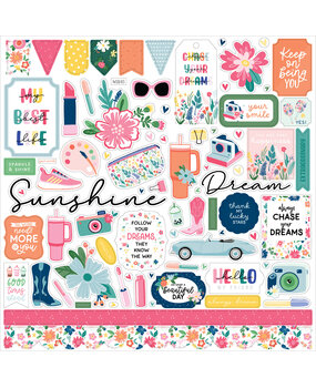 Echo Park My Best Life 12x12 Inch Element Sticker (MBL367014) (OUTLET)