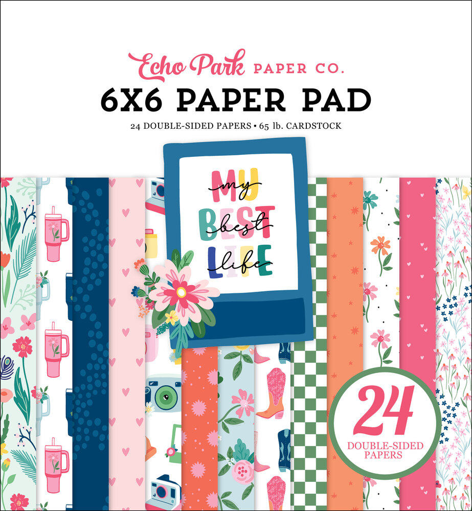Echo Park My Best Life 6x6 Inch Paper Pad (MBL367023) (OUTLET)