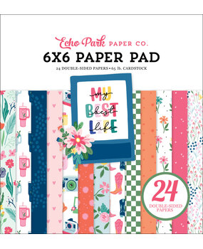 Echo Park My Best Life 6x6 Inch Paper Pad (MBL367023) (OUTLET)