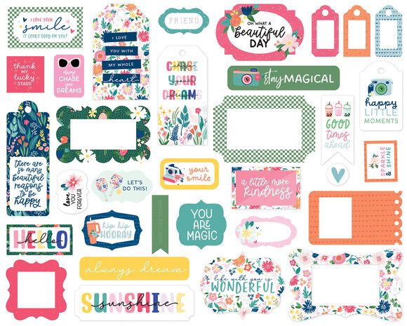 Echo Park My Best Life Frames & Tags (MBL367025) (OUTLET)