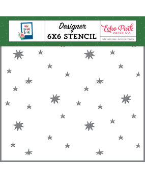 Echo Park Lucky Stars Stencil (MBL367033) (OUTLET)